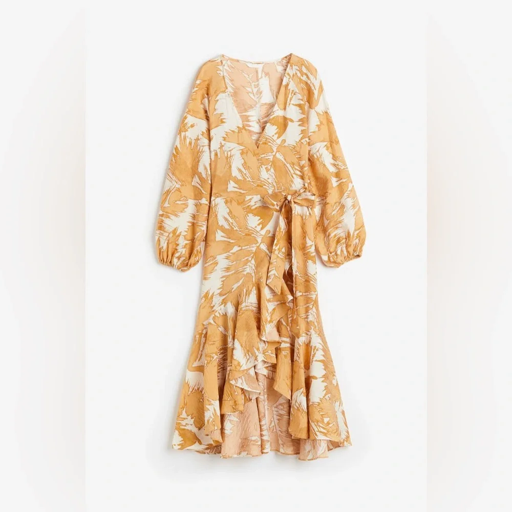 H&M Maxi Wrap Dress S - Picture 1 of 9